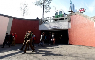 SANTIAGO 17 DE JULIO L 2014IMAGENES DE LA ESTACION BAQUEDANO DEL ME