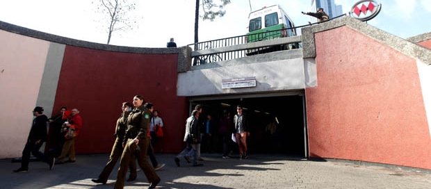 SANTIAGO 17 DE JULIO L 2014IMAGENES DE LA ESTACION BAQUEDANO DEL ME